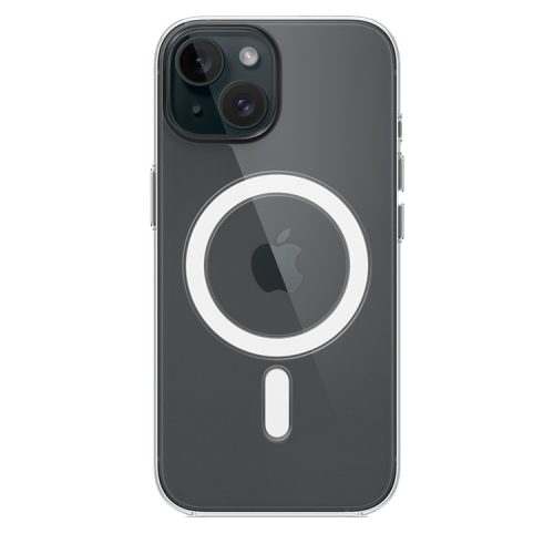 Чехол iPhone 15 Clear Case MagSafe
