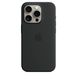 Чехол iPhone 15 Pro Silicone Case MagSafe Black