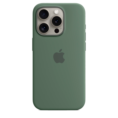 Чехол iPhone 15 Pro Silicone Case MagSafe Cypress